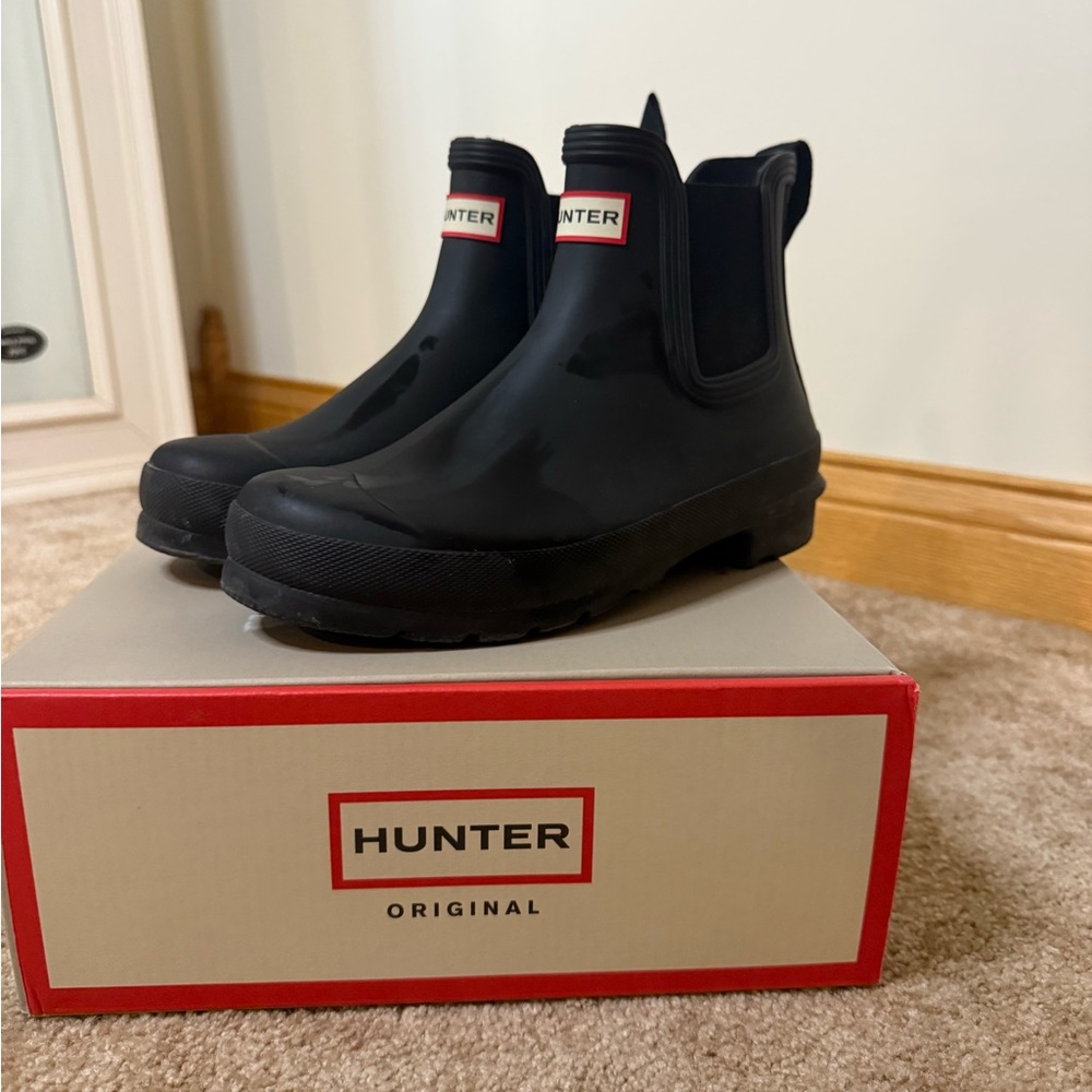 Hunter Black Rain & Snow Boots